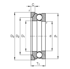 ����������S�� 53322-MP + U322, ����(j��) DIN 711/ISO 104 �˜ʵ���Ҫ�ߴ����������������S����Ȧ����Ȧ���ɷ��x