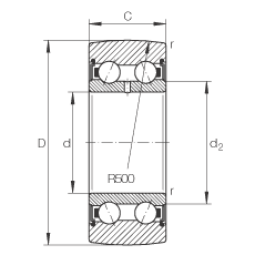 �L݆ LR5307-2RS, �p�򣬃ɂ��ܷ�
