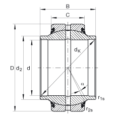 �P(gu��n)��(ji��)�S�� GE45-HO-2RS, ����(j��) DIN ISO 12 240-1 �˜�, ��S�o���ɂ�(c��)���ܷ�