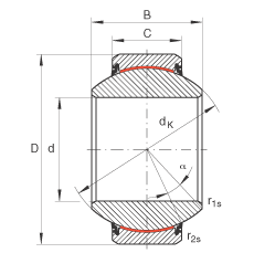 �P��(ji��)�S�� GE220-FW-2RS, ����(j��) DIN ISO 12 240-1 �˜�, ��S�o���ɂȴ��ܷ�
