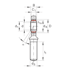 �U���S�� GAL80-UK-2RS, ����(j��) DIN ISO 12 240-4 ��(bi��o)��(zh��n)�����������ݼy����S�o(h��)���ɂ�(c��)���ܷ�