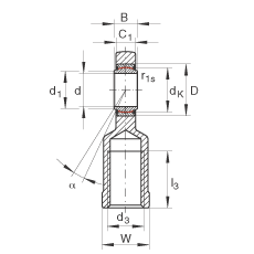 �U���S�� GIL40-UK-2RS, ����(j��) DIN ISO 12 240-4 ��(bi��o)��(zh��n)����������(n��i)�ݼy����S�o(h��)���ɂ�(c��)���ܷ�