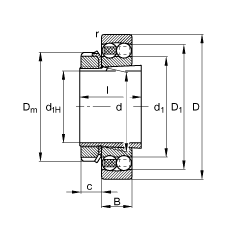 ���{(di��o)�����S�� 2313-K-TVH-C3 + H2313, ����(j��) DIN 630 �� DIN 5415 ��(bi��o)��(zh��n)����Ҫ�ߴ�, ���F�׺;o����