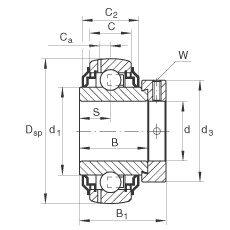 ���������S�� GE35-KRR-B-2C, ������Ȧ��ƫ���iȦ��λ�� �ɂ�(c��) R ���ܷ�