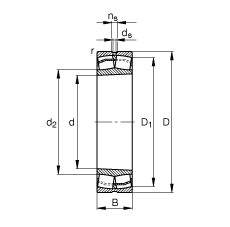 �{(di��o)�ĝL���S�� 23234-E1-K-TVPB, ����(j��) DIN 635-2 �˜ʵ���Ҫ�ߴ�, �F�ף��F�� 1:12