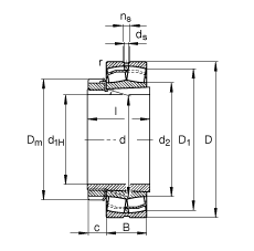 �{(di��o)�ĝL���S�� 21319-E1-K-TVPB + H319, ����(j��) DIN 635-2 �˜ʵ���Ҫ�ߴ�, ���F�׺;o����