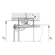 �{(di��o)�ĝL���S�� 23296-K-MB, ����(j��) DIN 635-2 ��(bi��o)��(zh��n)����Ҫ�ߴ�, �F�ף��F�� 1:12